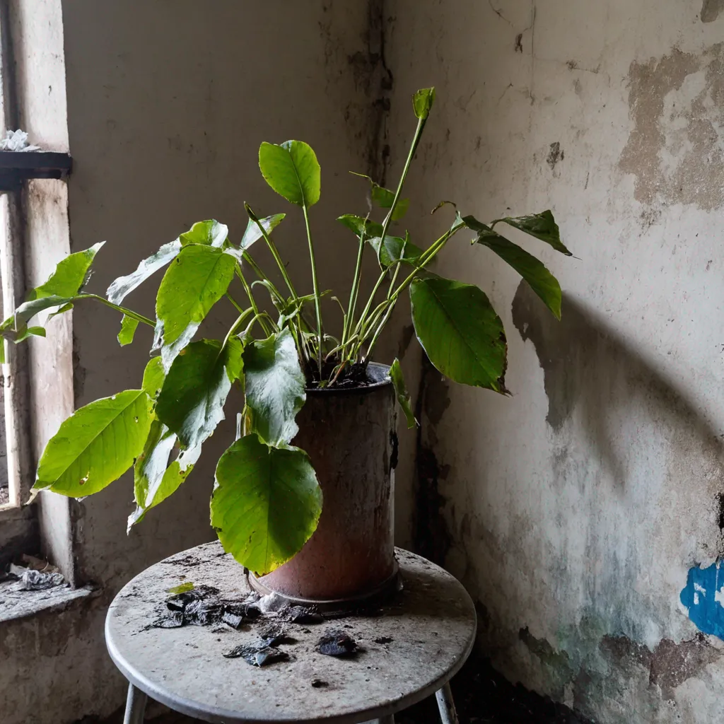 Cleaning Plant Leaves