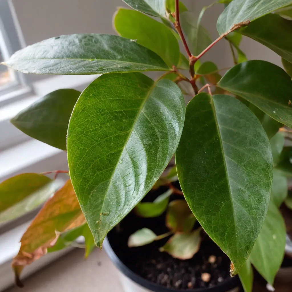 Detail view of the plant problem